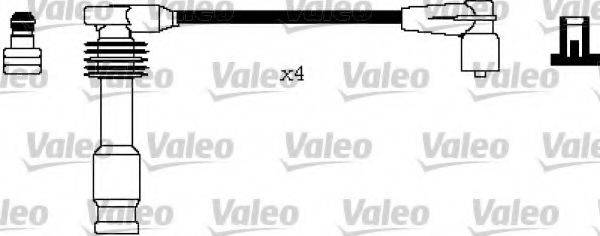 VALEO 346292 Комплект дротів запалення
