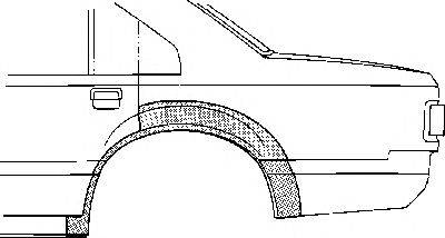VAN WEZEL 3766148 Боковина
