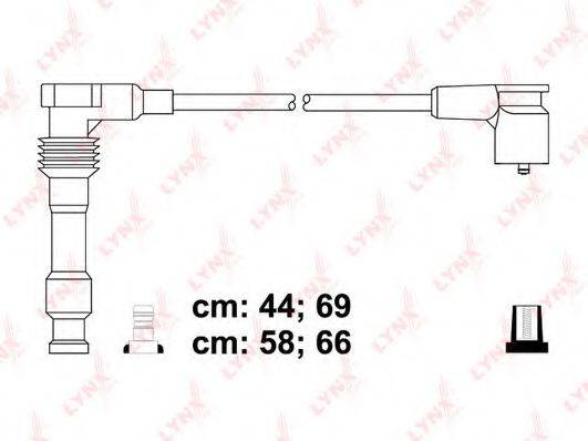 LYNXAUTO SPC8011 Комплект дротів запалення
