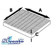 SIVENTO G114 Фільтр, повітря у внутрішньому просторі