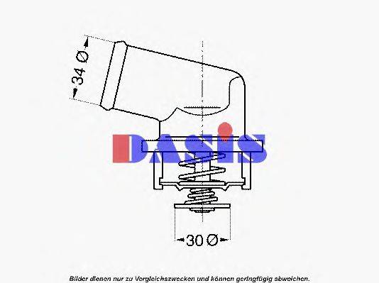 AKS DASIS 751907N Термостат, що охолоджує рідину